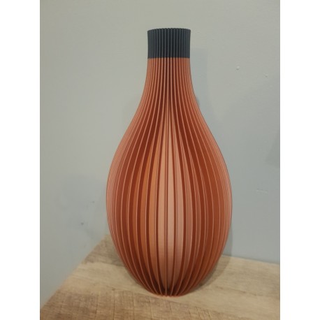 Vase déco bicolore 30x16