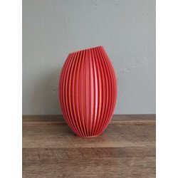 Vase Déco or/rouge