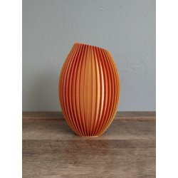 Vase Déco or/rouge