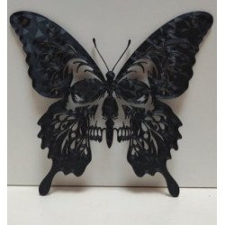 Décor papillon tête de mort